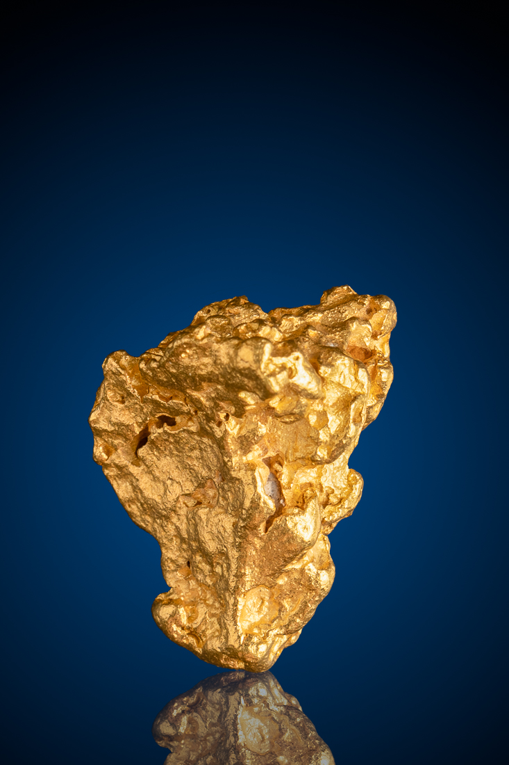 (image for) Chunky and Dense Natural Gold Nugget from Auburn, California - 26.57 grams